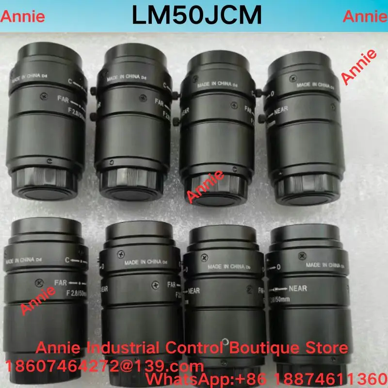 Second-hand test OK.  LM50JCM 50MM HD 2/3 C-port industrial lens