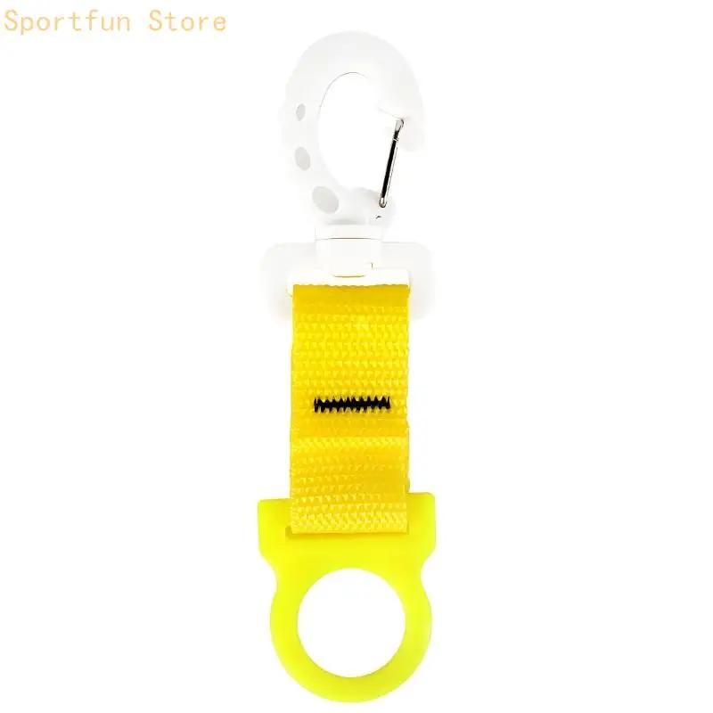 Diving Gear Setups Organizers Clip with Silicone Mouthpieces Holder Rings X7JD