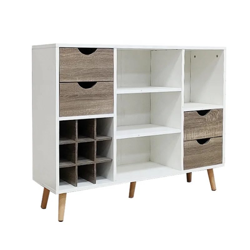 Modern Living Room Furniture White wine cabinet Mini Corner Home Coffee Wine Bar Cabinet  Coffee Wine Bar Cabinet