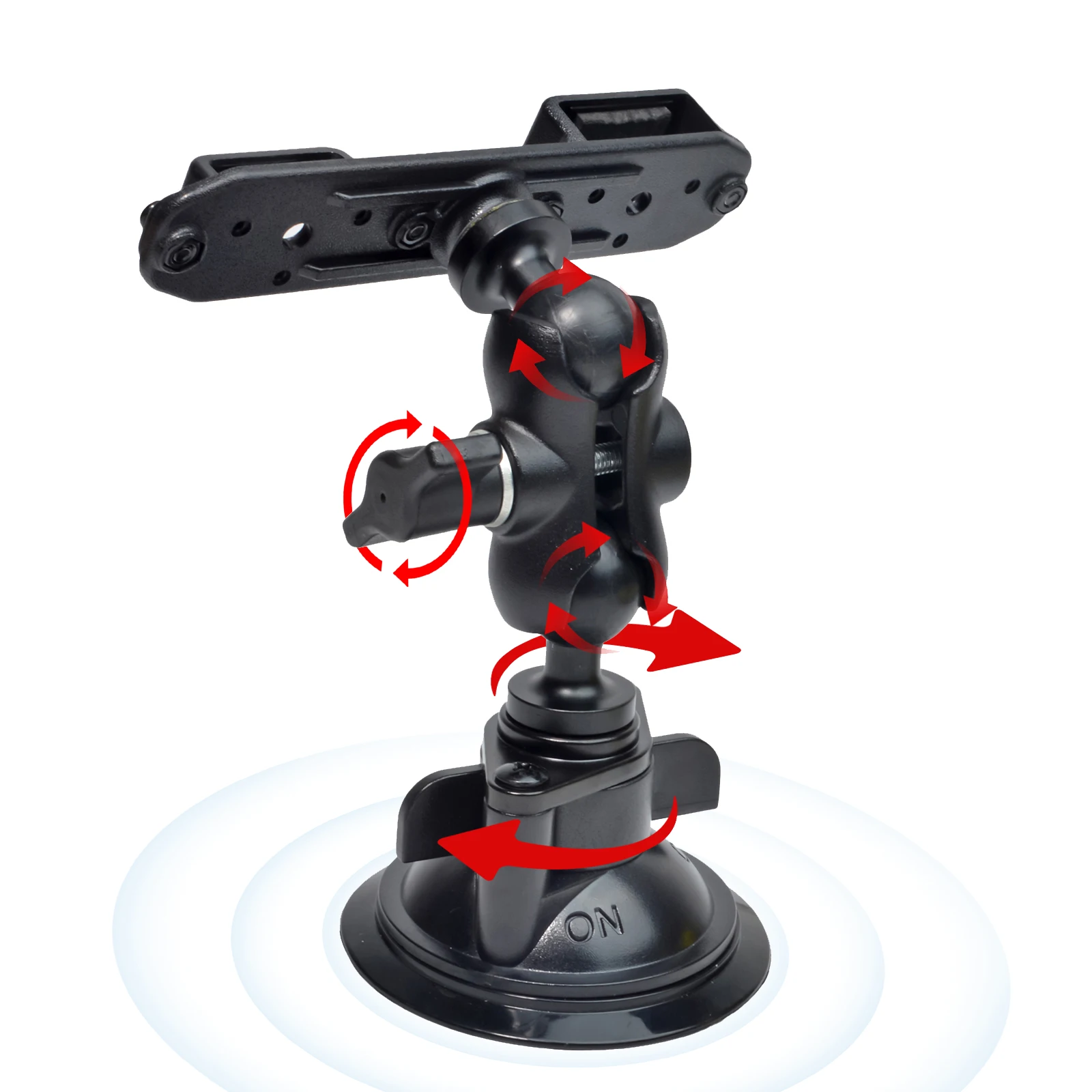 سيارة شفط كأس اسلكية تخاطب جبل ، مكبر الصوت هيئة التصنيع العسكري حامل السيارة ، راديو كليب حامل لموتورولا BaoFeng يده أجهزة الراديو اتجاهين