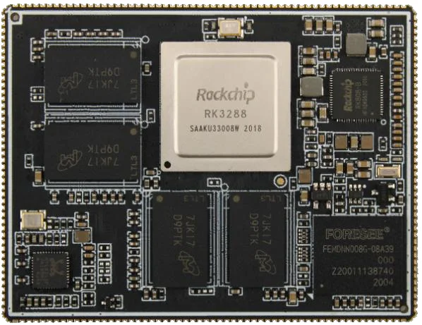 Rockchip rk3288 Cortex A17 Quad core 2GB DDR4 8GB EMMC Android PCBA Motherboard Mother Board for Face Recognition Terminal