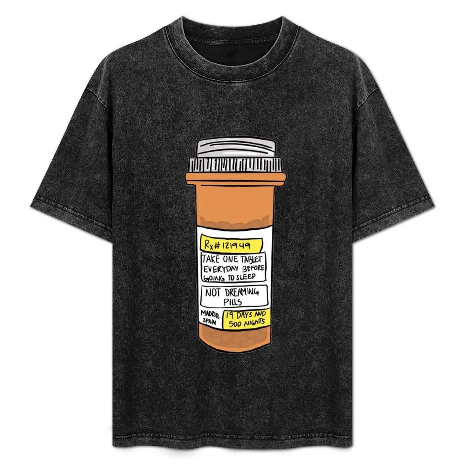 

Joaquin Sabina Pills T-Shirt Comfortable Workout Short Sleeve Shirt