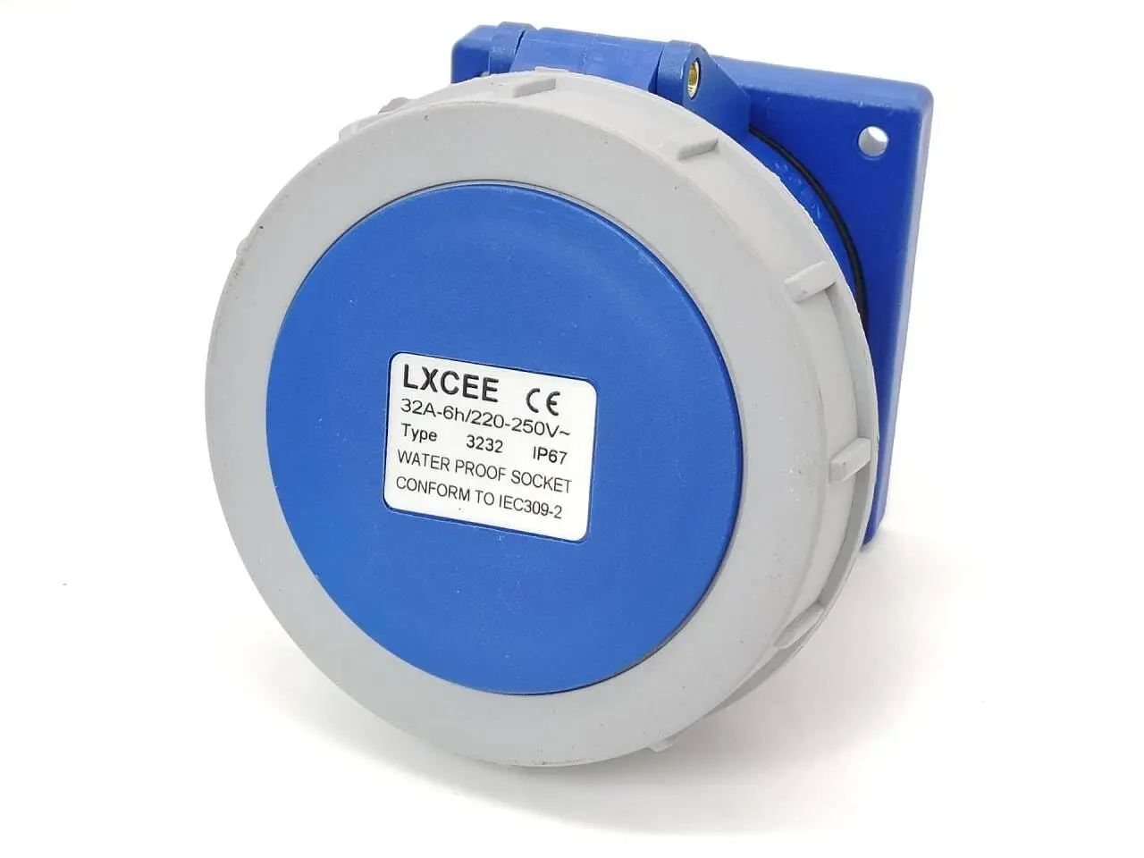 32A IP67 Enchufe CEE 3pin 220V-250V 2P+E Industrial IEC60309 Hembra Socket