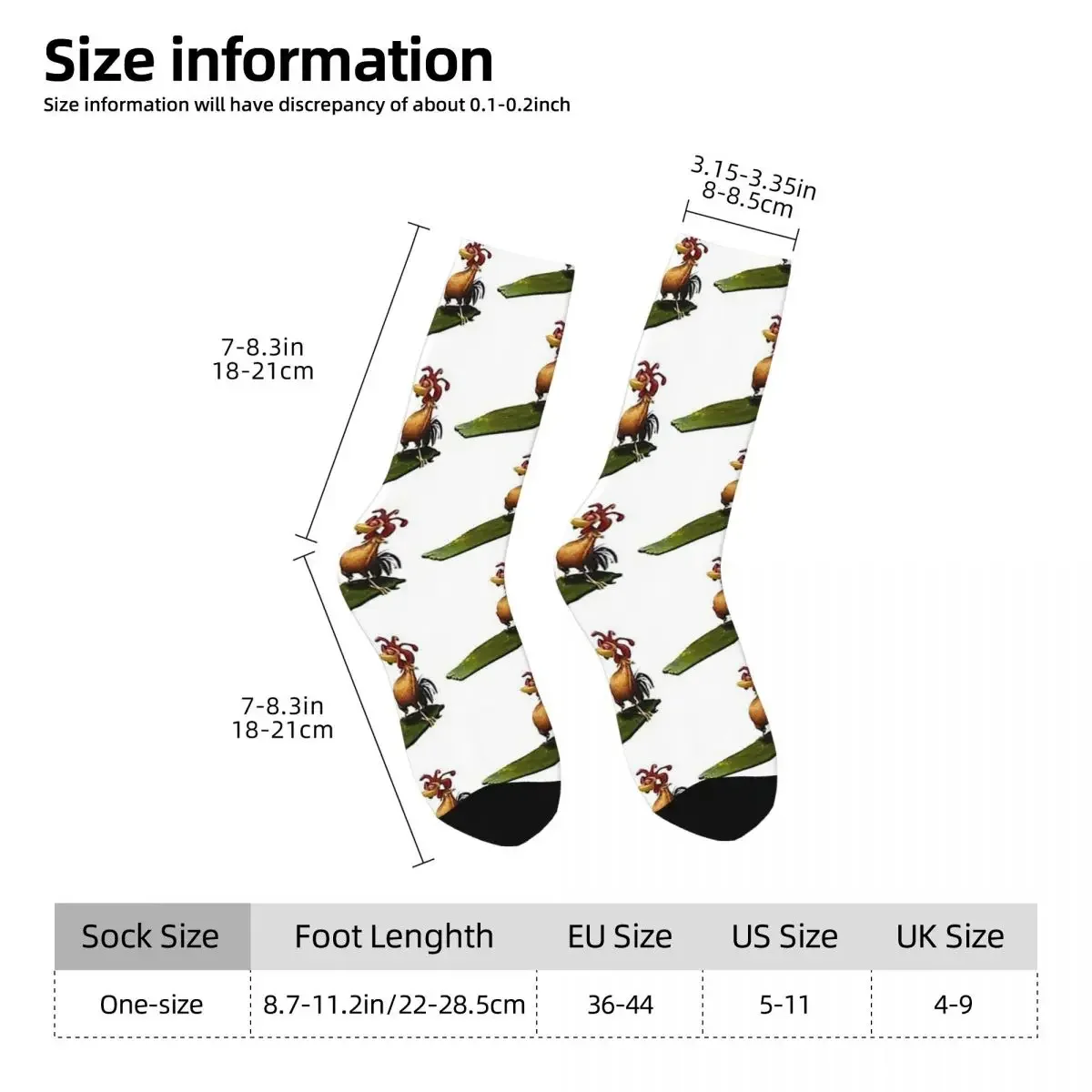 Chicken Joe Surfing Socks Harajuku High Quality Stockings All Season Long Socks Accessories for Unisex Christmas Gifts