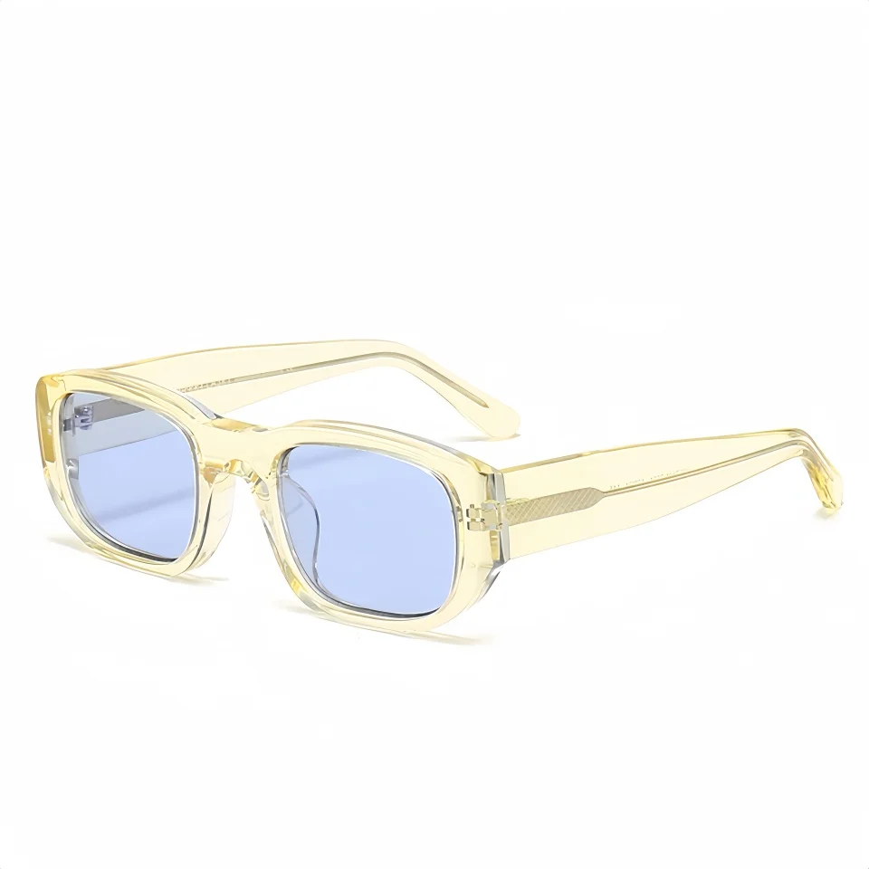 

2025 Fashion Personalized Retro Punk Style Women's Acetate Sunglasses Men's Outdoor Travel Driving Sunscreen UV400 Sun glasses