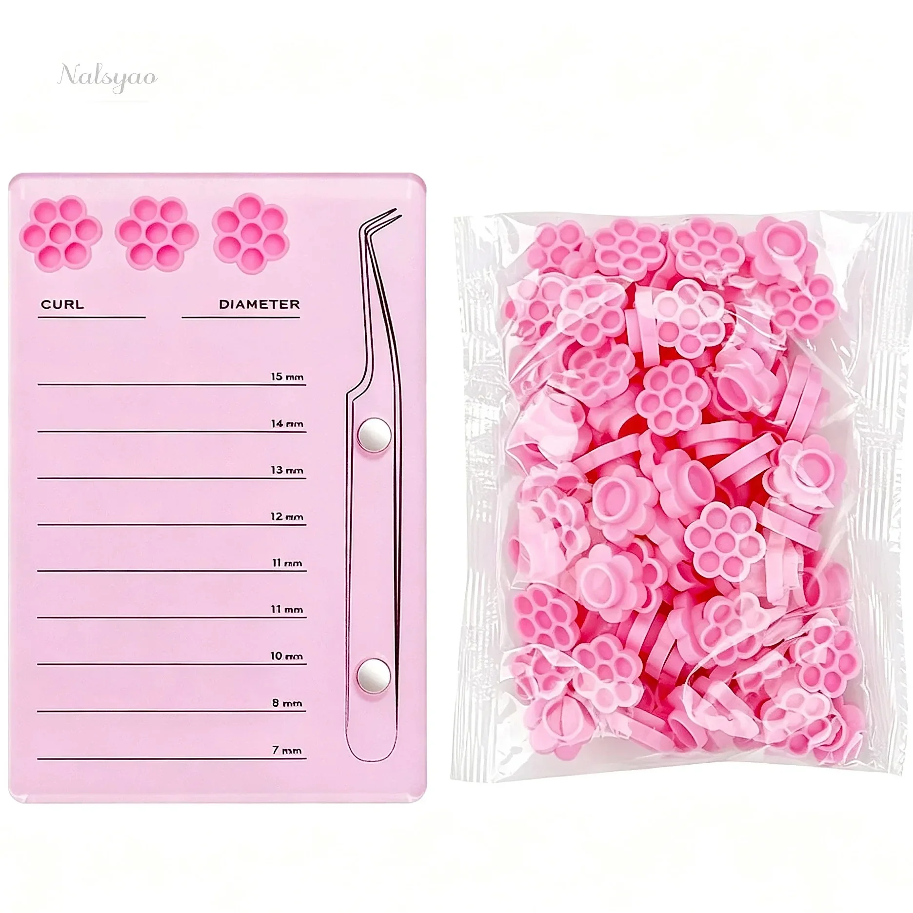 Magnetic Suction Acrylic Eyelash Holder Tray False Lashes Display Board Glue Pallet Cup Eyelash Extensions Supplies