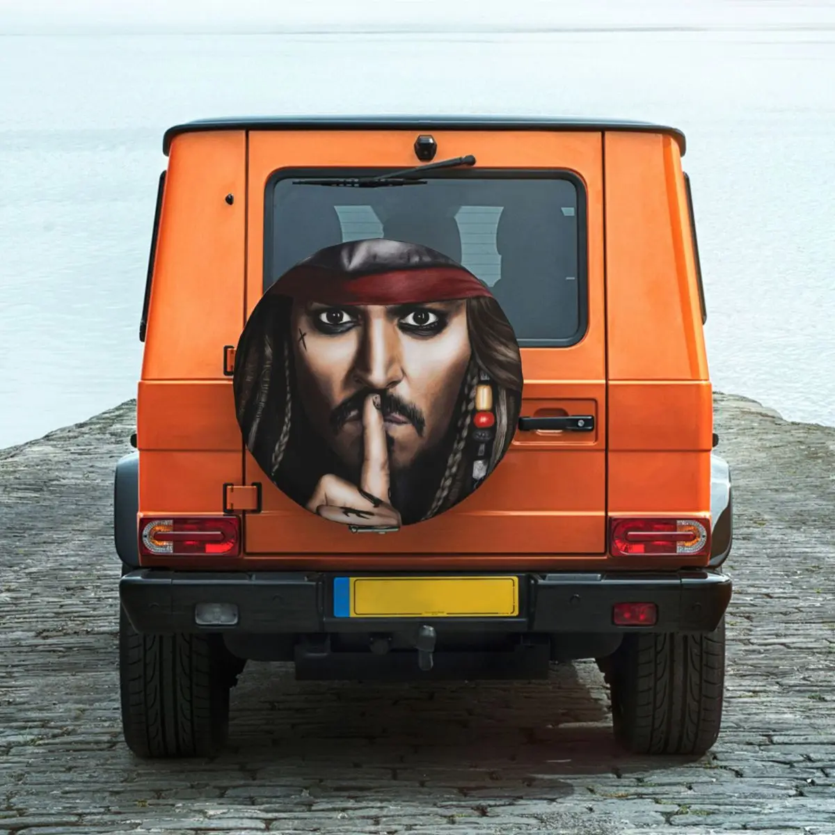 Captain Jack Sparrow Tire Cover Wheel Protectors Weatherproof Universal for Jeep Trailer RV SUV Truck Camper Travel Trailer