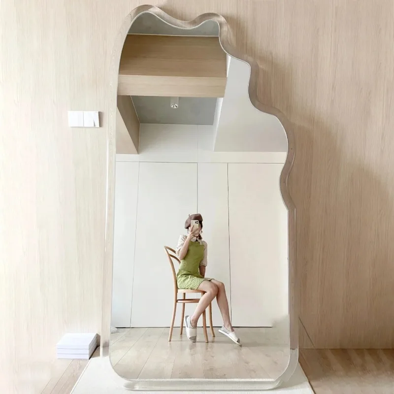 

Standing Floor Mirror Living Room Moving Modern Full Body Girls Men Bedroom Long Luxury Mirror Bathroom Espelhos Home Products