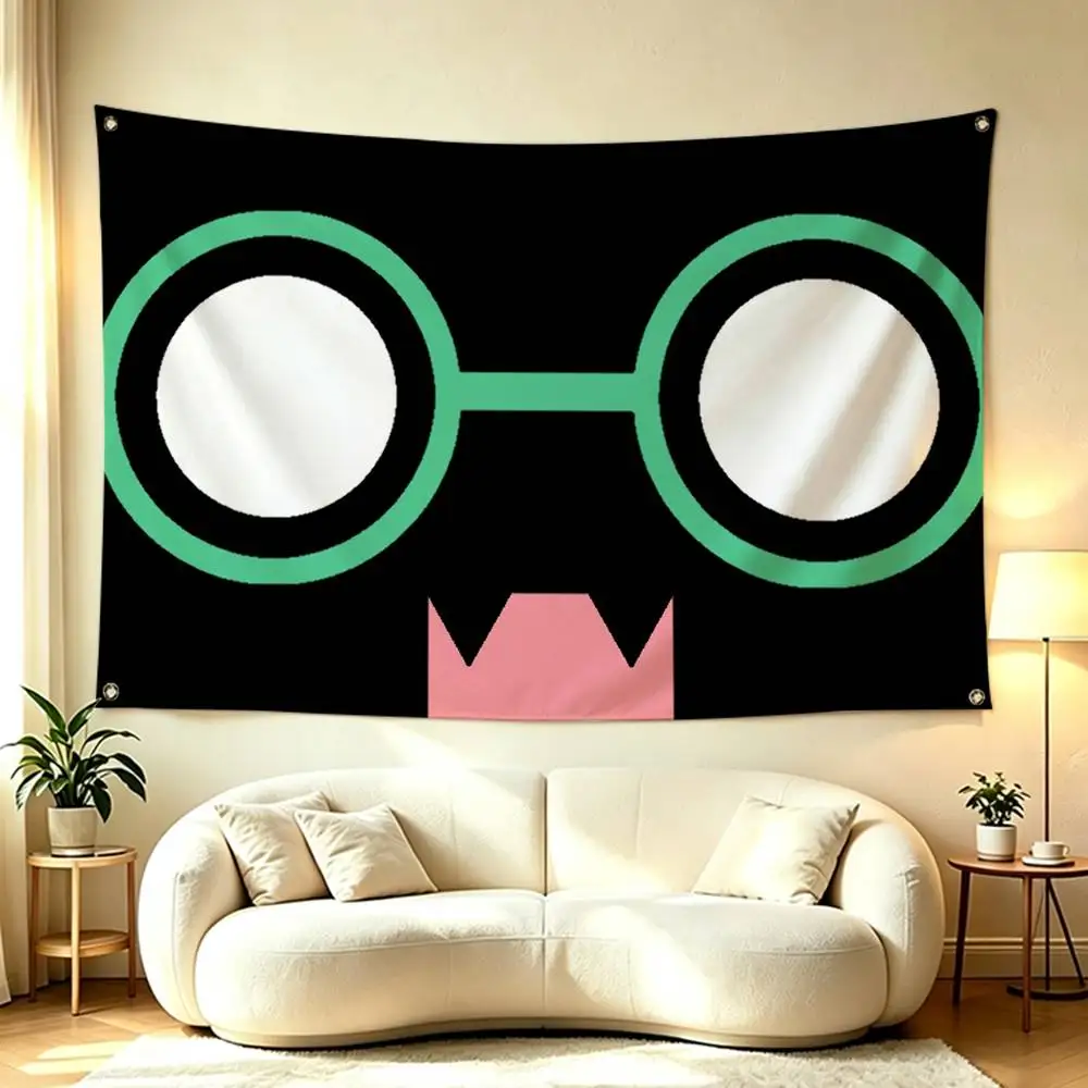 full face D-Deltarune Flag Suitable For Party Club Outdoor Interior Wall Decoration Banner Fans
