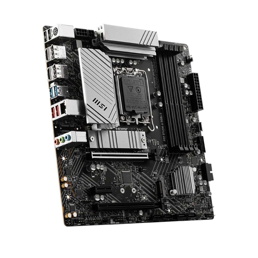 MSI PRO B760M-A DDR4 II Motherboard LGA1700 Support Intel 12th 13th 14th Processor i5-12400F 13600K CPU 2xM.2 2xHDMI PCIe4.0