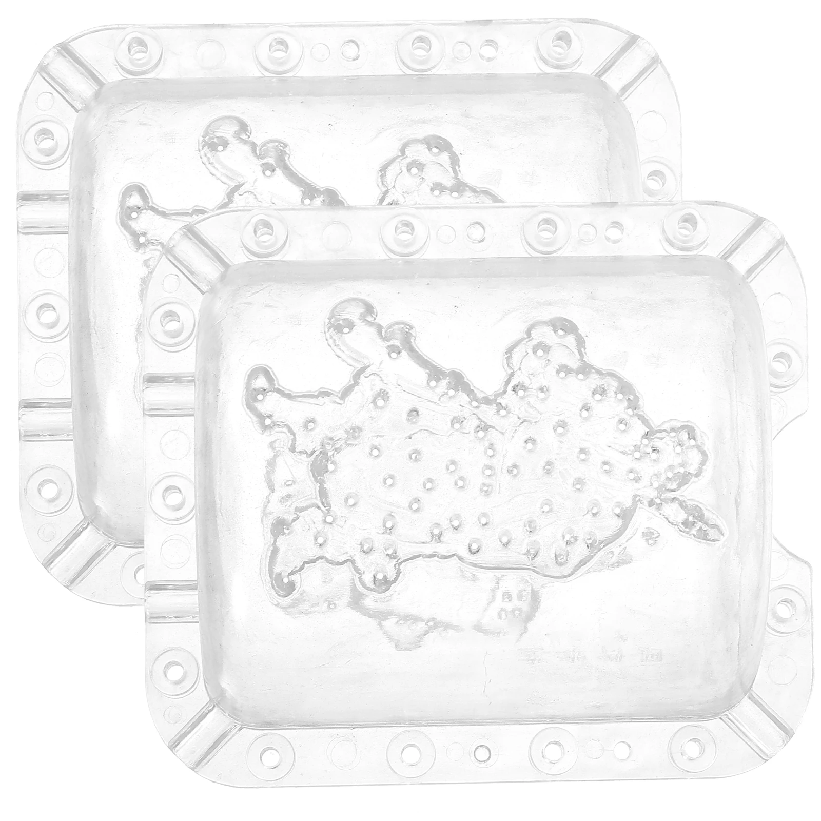 

2pcs Fruit Growing Mold God of Wealth Vegetable Shaping Tool Clear Plastic Melon Planting Accessory for Garden Farm Transparent