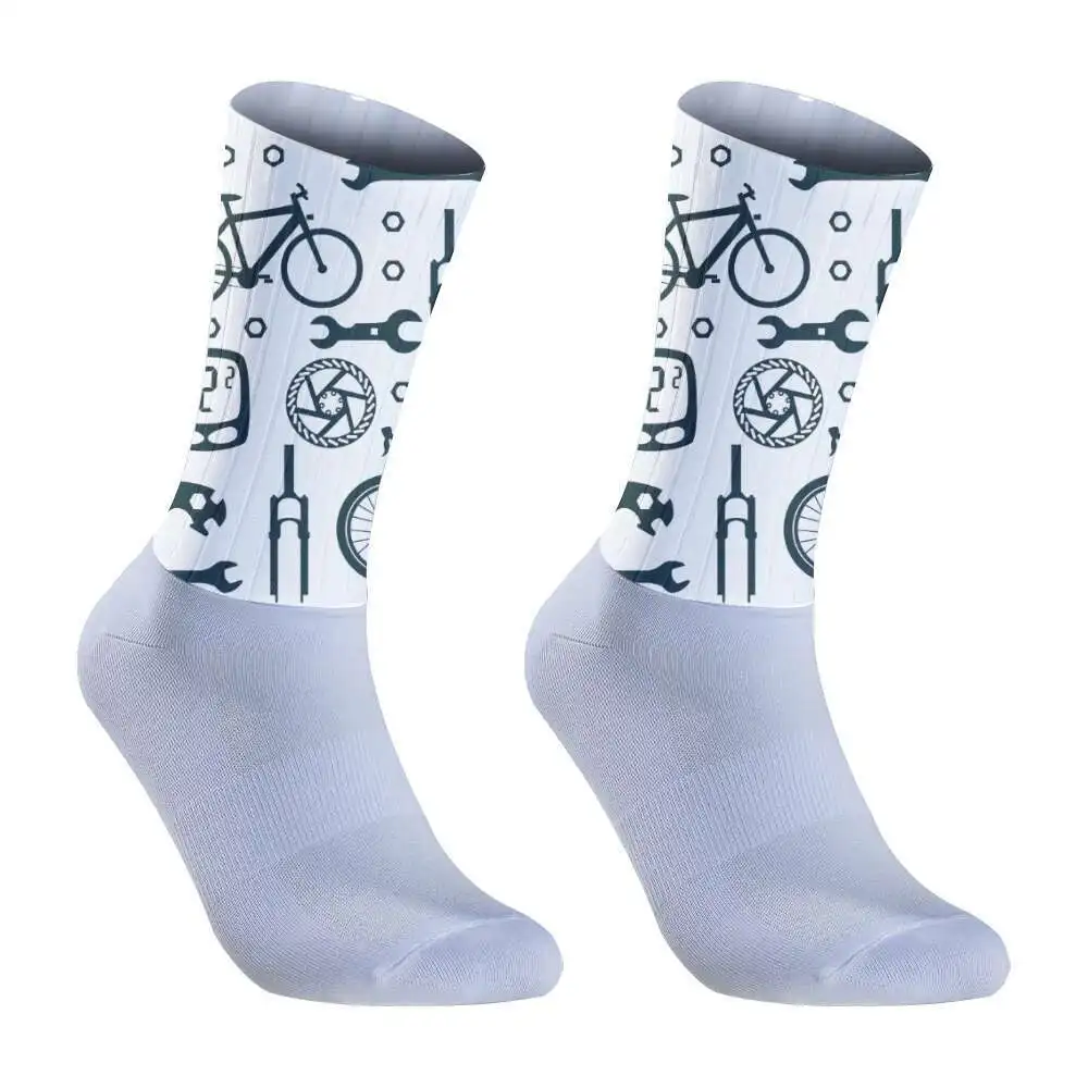 2024 New Summer Cycling Socks Bike Sock Compression Bicycle Outdoor Running Sport Socks