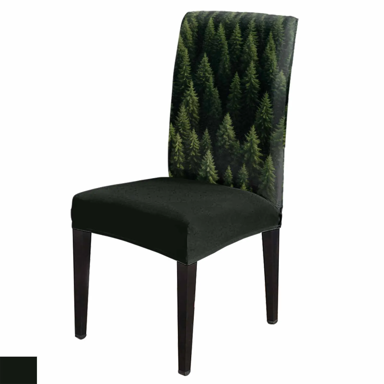 

Wallpaper Forest Tree Autumn 4/6/8PCS Spandex Elastic Chair Case For Wedding Hotel Banquet Dining Room