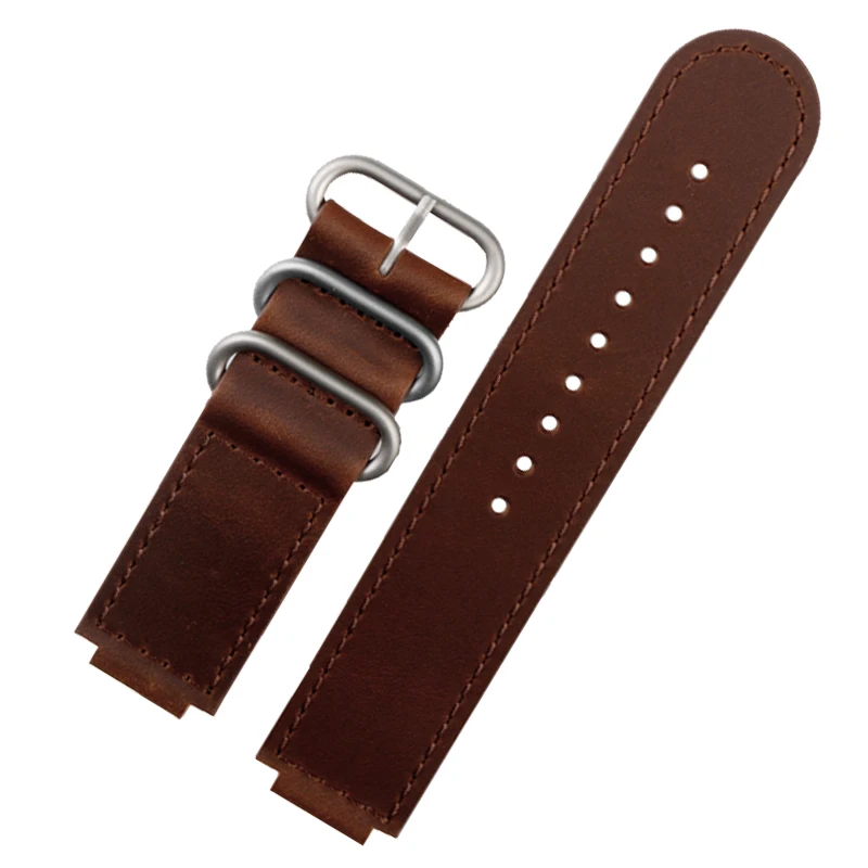 For Casio leather watch strap AE-1200/1100/SGW-300/W218H series modified retro leather watch strap bracelet