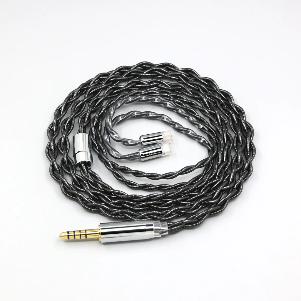 Cable de auriculares para QDC Gemini Gemini-S Anole V3-C V3-S V6-C UE11 UE18 pro plata pura paladio grafeno oro flotante 8348