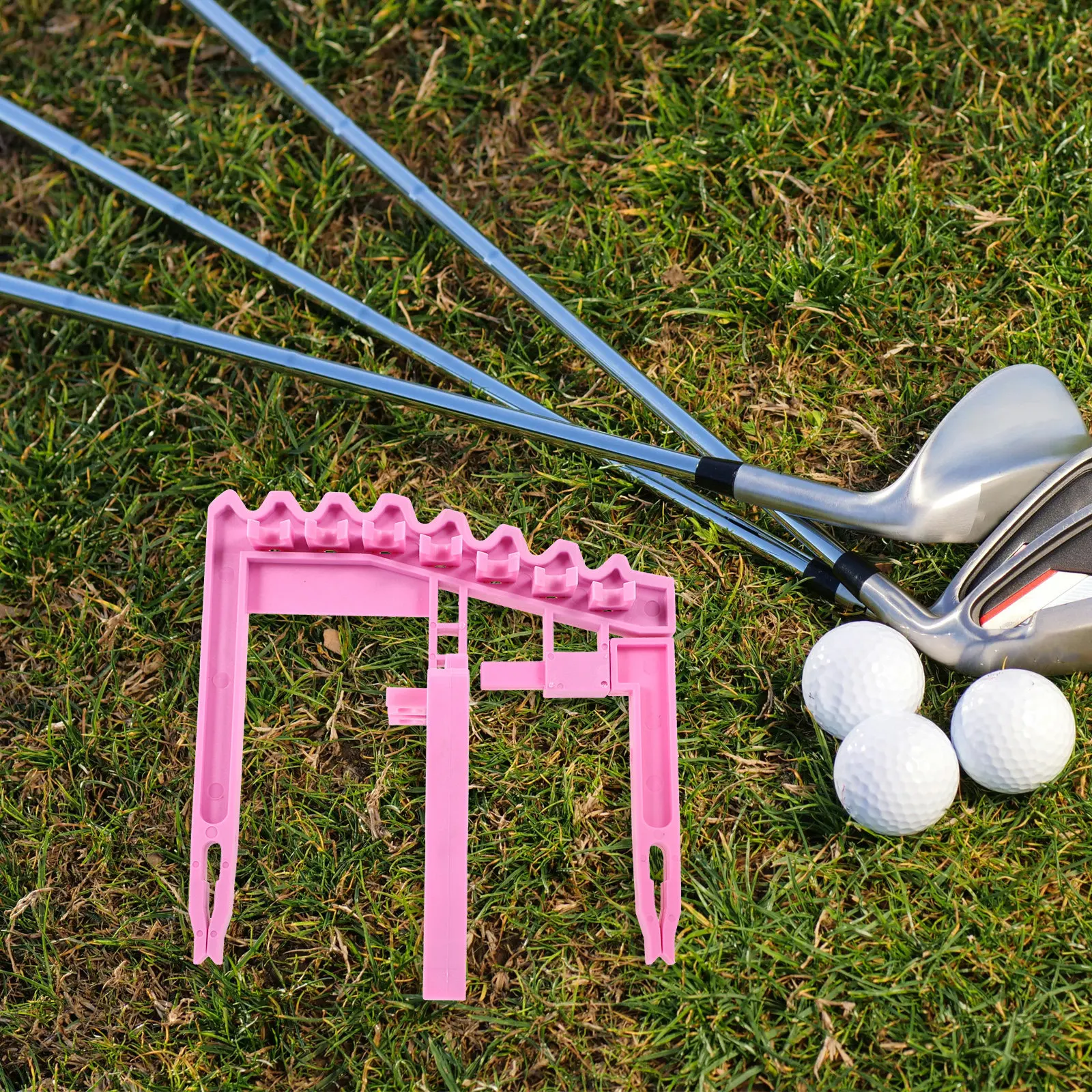 

Пластиковая подставка для хранения клюшек для гольфа, высокопрочная, портативная, легкая, аксессуары для гольфа