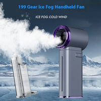 Handheld Fan 2025 New Humidifier Portable Air Cooler USB Rechargeable Mini Cooling Device For Home Office Outdoor HyperChil