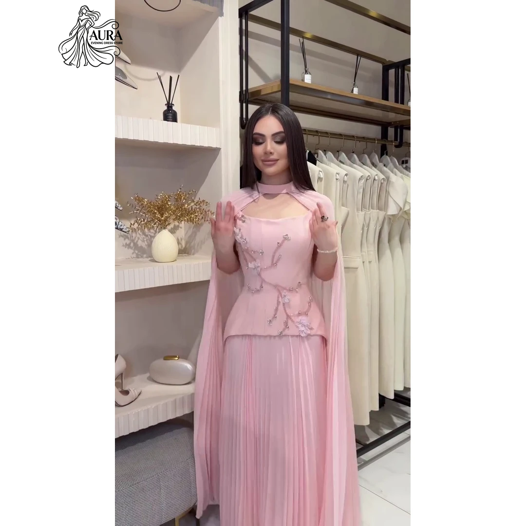 

Aura Shawl Birthday Dress Luxury Women's Elegant Party Dress Line A Custom Made Wedding Dresses and Evening Dresses Brands Prom