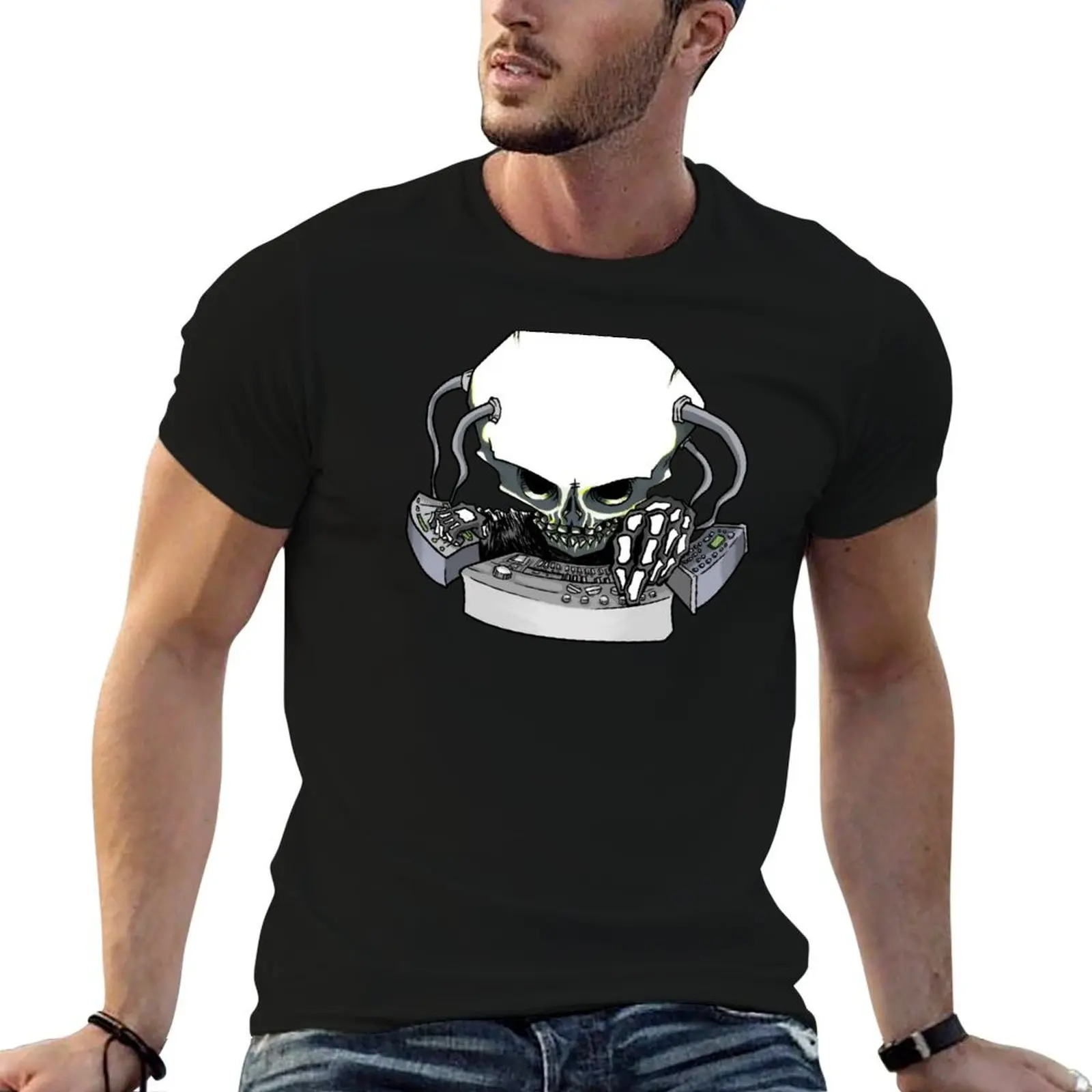 

man shirt for Clubbing mens shirt cotton t T-Shirt percent graphic t man 100 t shirts cotton Skull