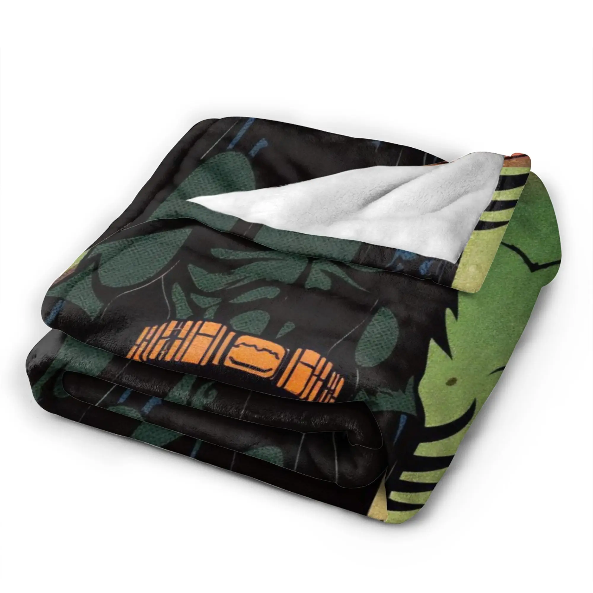 Batmans Plush Blanket Night Bat Funny Throw Blankets for Bed Sofa Couch 150*125cm Bedspreads, - view 5