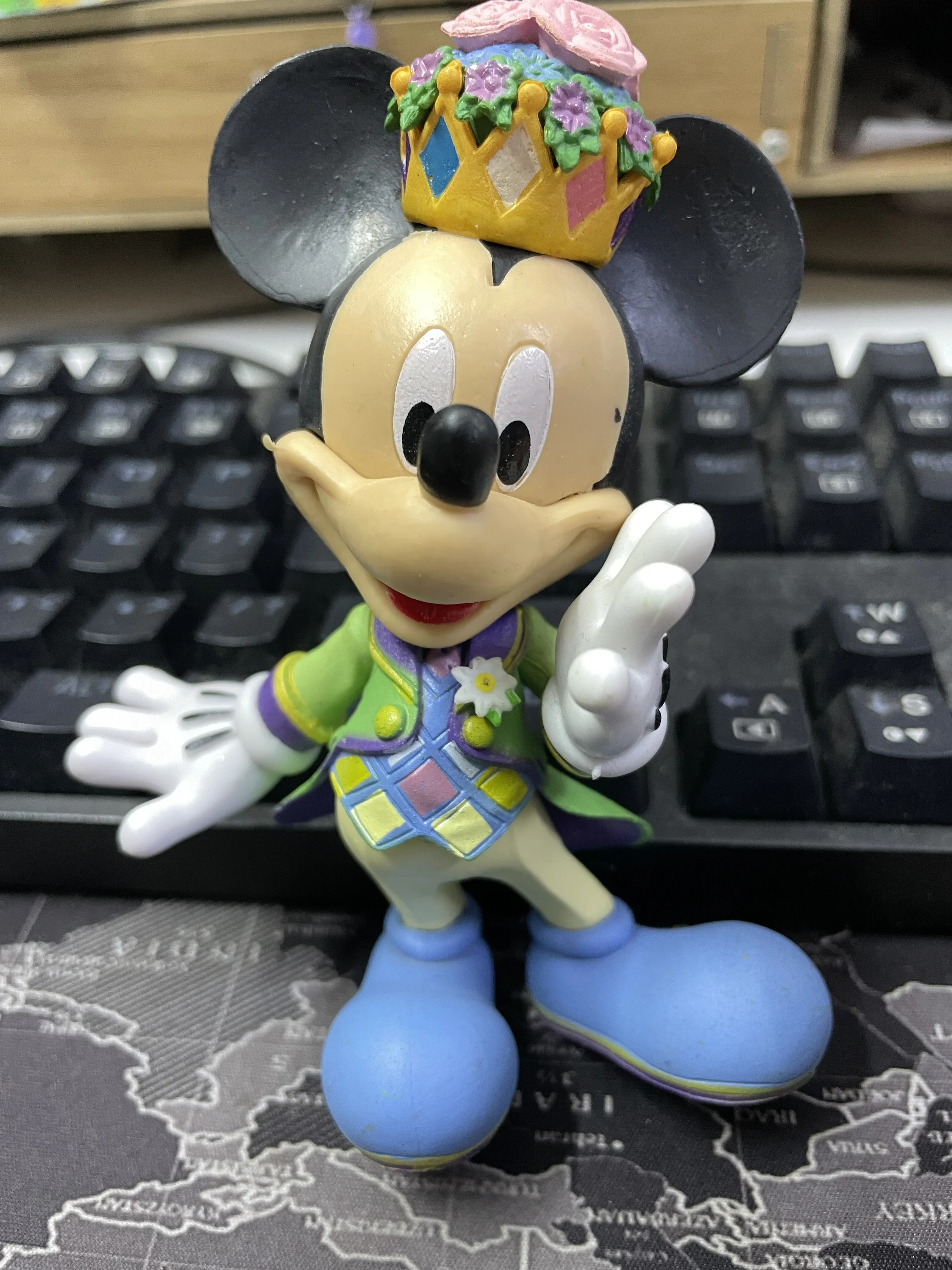 مجموعة ألعاب شخصيات ديزني كارتون ميني ميكي ماوس جوفي لتزيين كعكة الزفاف هدية زفاف #2