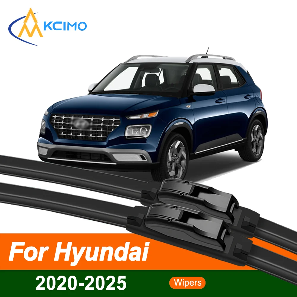 

For Hyundai Venue QX 2020-2025 2021 2022 2023 2024 2025 Front Wiper Blades Car Windscreen Windshield Window Wiper Accessories
