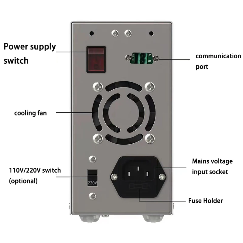 A-BF Constant Power Supply 300W Laboratory Adjustable 40V 80V 160V 5A 10A 20V Power Bench Source Auto Range DC Voltage Regulator