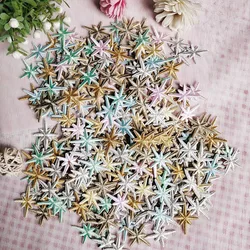 5pcs Kleurrijke Sterren zelfklevende Geborduurde Patches Voor Kleding Kids DIY Telefoon Gevallen Student Briefpapier Stickers Applique
