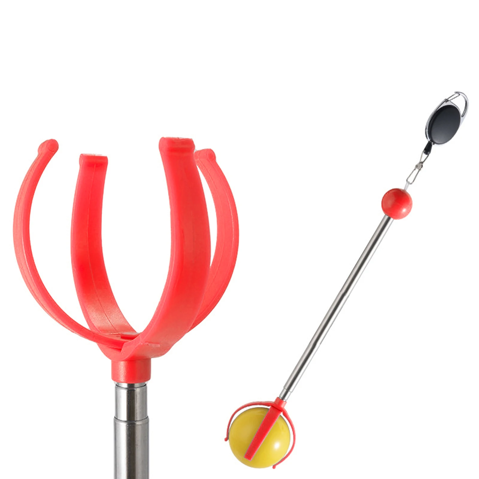 Golf Ball Retriever Retractable Grabber Park Golf Ball Collector Park Golf Ball Outdoor Sports Accessories