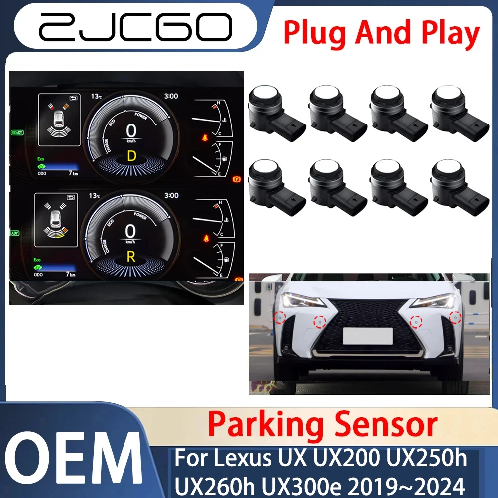 Parking Sensor Sensors Buzzer Radar Sound Alert System for Lexus UX UX200 UX250h UX260h UX300e 2019~2024