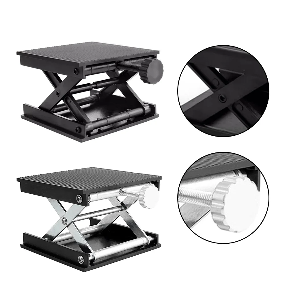 Plastic Lift Table Mini Scissor Lift Jack Lifting Platform Woodworking Carving Lift Table Level Lift Table Bracket Tool