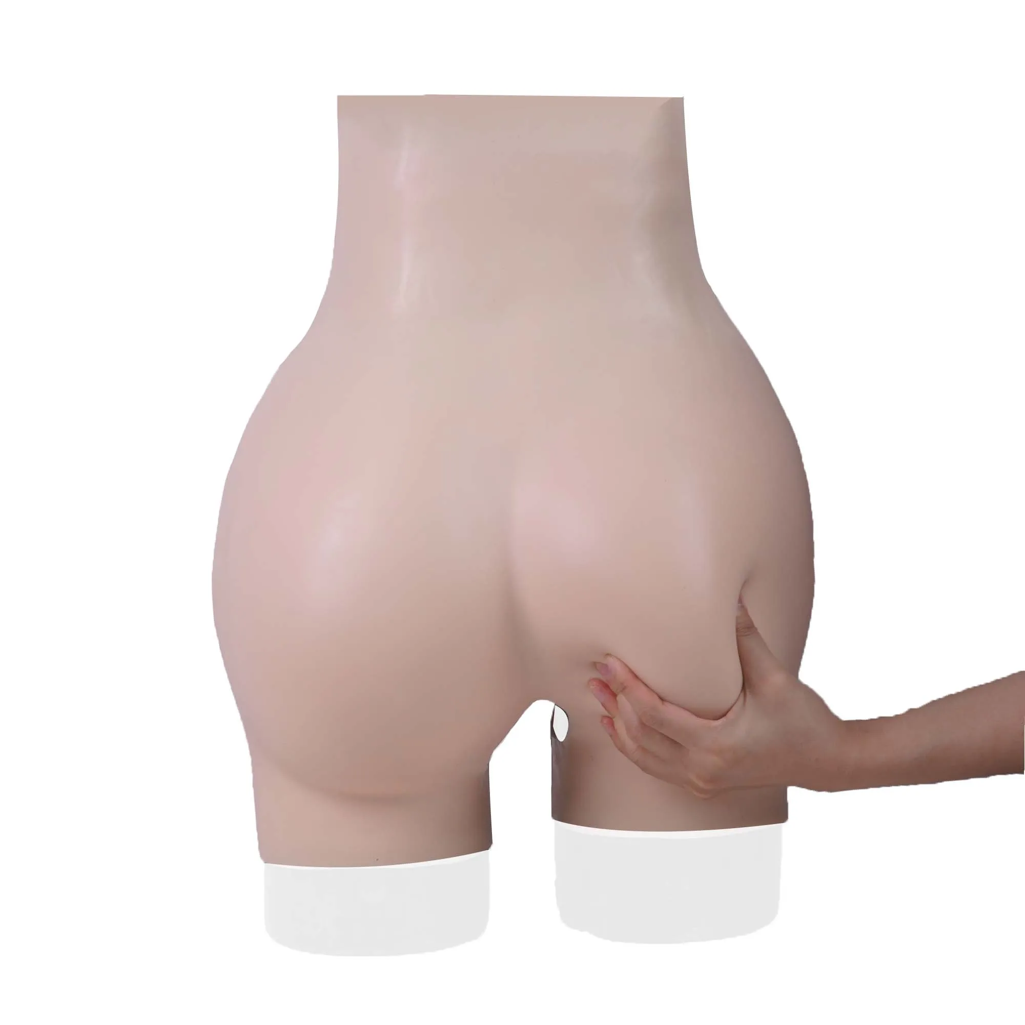 Zilasegy Silicone Pants Fake Big Butts and Hips Enhancement Padded Panties Butt Lifting Shapewear Realistic Ass Buttocks Cosplay