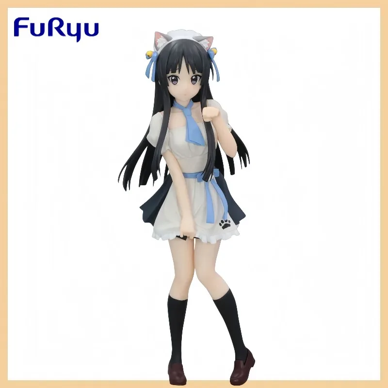 【In Stock】 FuRyu OriginaTrio-Try-iT Figure K-ON! Akiyama Mio Anime Figure Collection Series Model Toys Gift collection