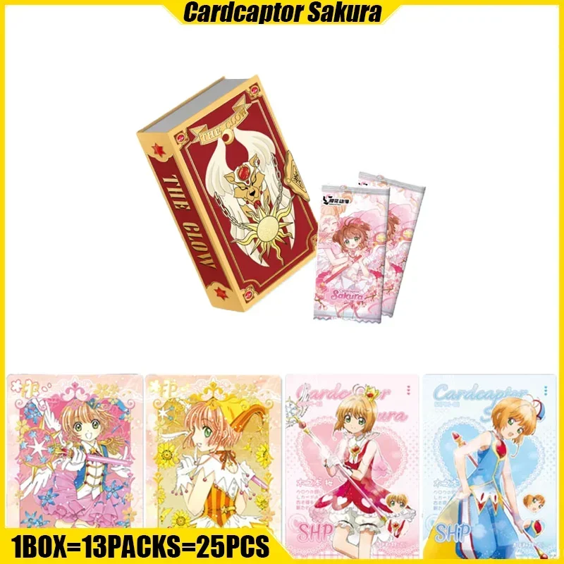 Sakuratoys VOL.1 Cardcaptor Sakura Cards Anime Collection Cards Mistery Boxes Board Games Toys Birthday Gifts for Boys and Girls