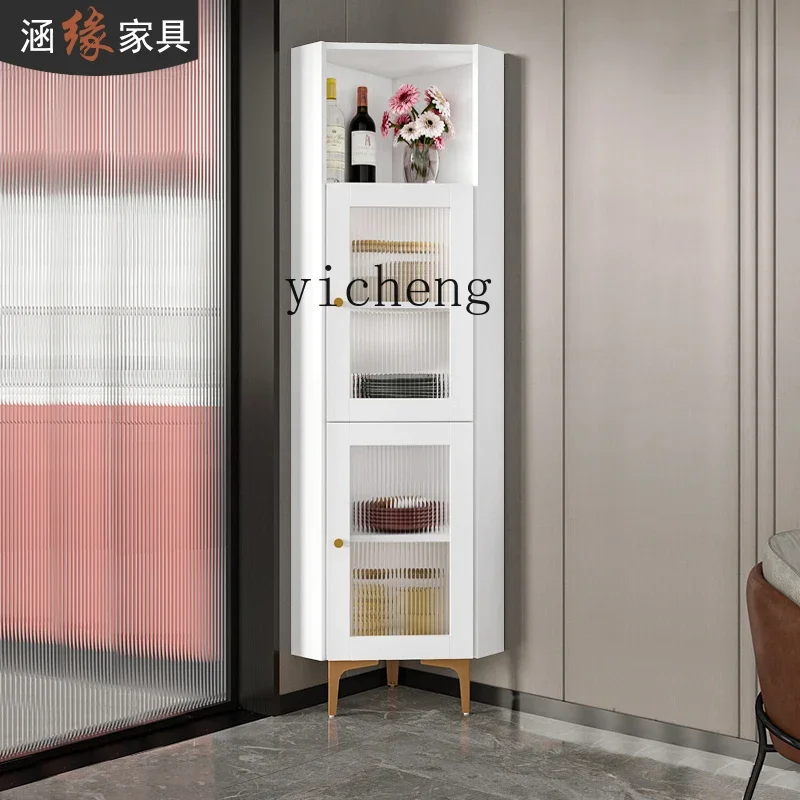 X5-18light luxury triangle corner cabinet corner storage side cabinet living room corner locker multi-function