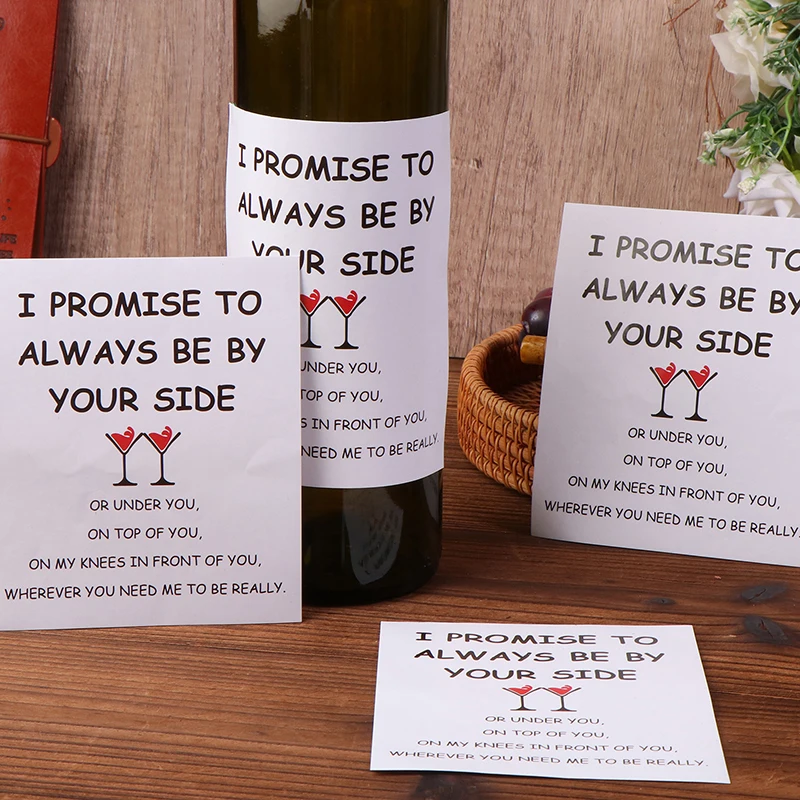 4PCS Funny Wine Bottle Labels, Wine Stickers, Birthday Stickers For Best Friend, Thank You Wine Label For Him Her, Unusual Gift