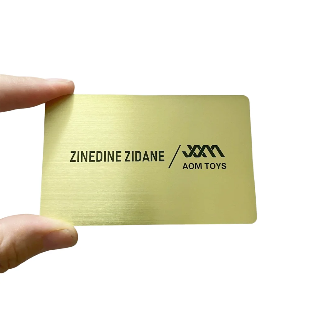 Customized inquiry Customized Stainless Steel Golden Plated Metal Buddha Cards Activity Member Card