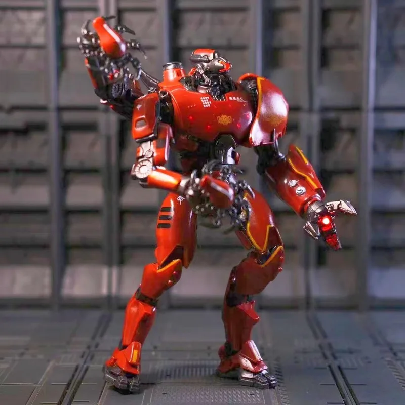 Figurka akcji Pacific Rim Mecha Model Crimson Typhoon Film Pacific Rim Figuras 18cm Kolekcja Ruchoma Figurka Model Prezent dla Dzieci
