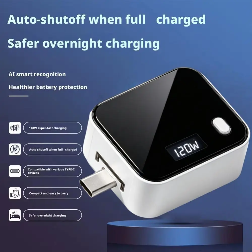 Digital Display Smart Auto Eject Charger Automatic Power Cutoff Automatic Ejection Auto Stop Charging Adapter Fast Charging