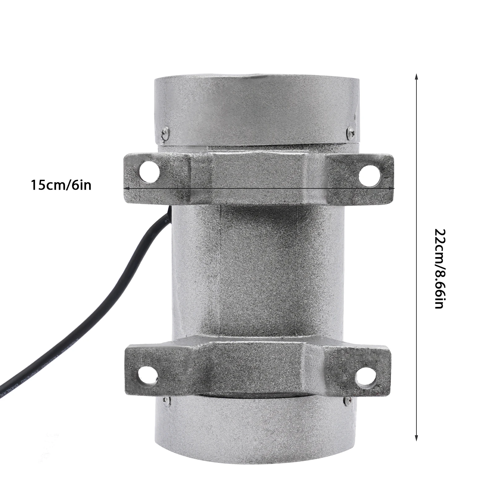 280W Concrete Vibrator Vibration Motor, 150kg/f Electric Vibration Motor, 3500 RPM Speed, 110V 60Hz, 18*28*22cm