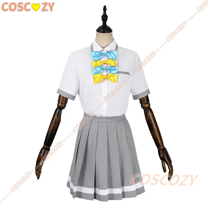 Costume de Cosplay Yanami Anna Yakishio Remon Komari Chika, Perruque Anime, Trop d'Heroines Perdantes, Uniformes Scolaires JK, Ensemble d'Arc