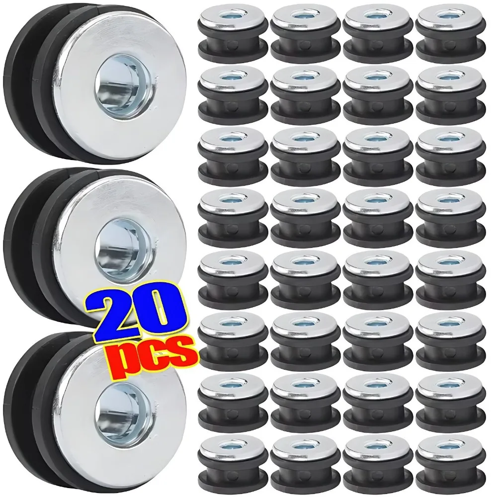 Kit de Buchas de Borracha M6/M10 para Motocicletas, Arruelas Amortecedoras para Parafusos de Carenagem, Espaçadores de Bucha de Aço para Acessórios de Motocicletas Honda, Suzuki e ATVs