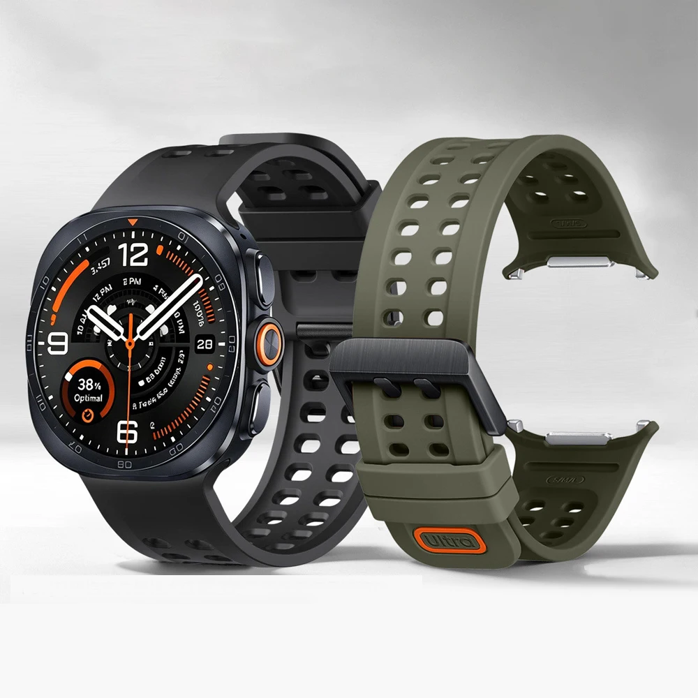 Marine-Armband für Samsung Galaxy Ultra Ultra 2 47mm Zubehör Silikon Sport Smart Armband Correa Gürtel Galaxy Watch Ultra Armband