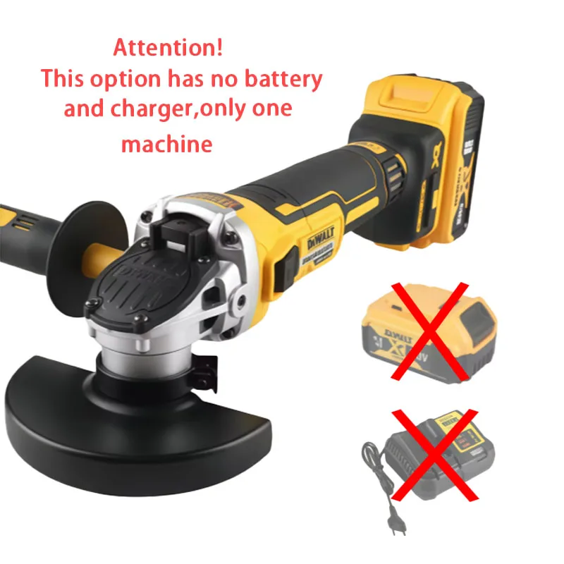 

Угловая шлифмашина DEWALT DCG405NT 125 мм с плоской головкой, без аккумулятора и зарядного устройства, с бесщеточным двигателем, для резки
