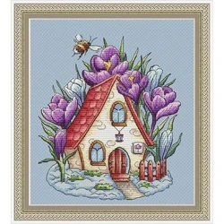 ZZ8595 For Needlework Kit NOT PRINTED Cross stich Painting Set Cross Stitch Kits Cross-stitch Embroidery Set Stitch Kits Cross
