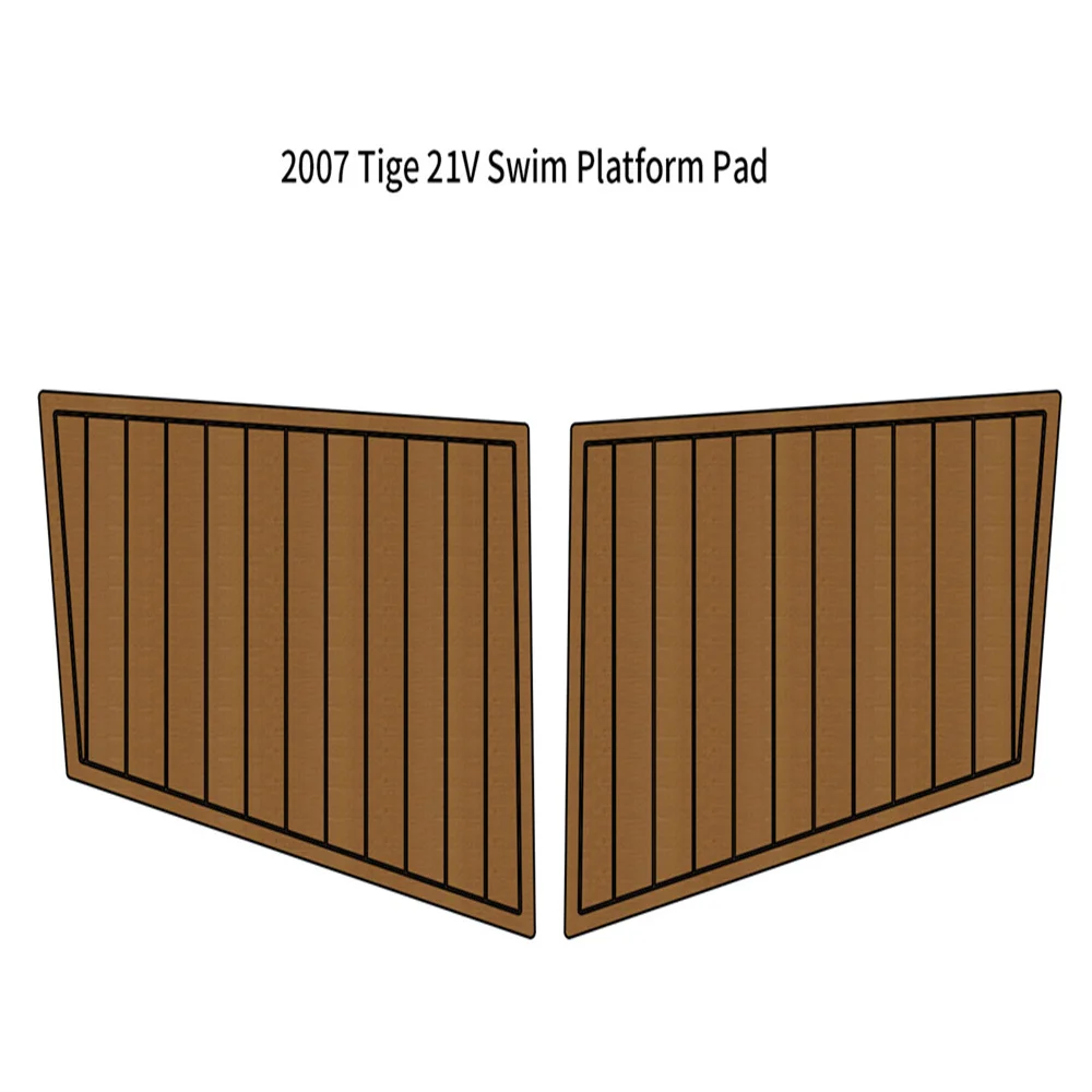

2007 Tige 21V Swim Platform Boat EVA Faux Foam Teak Deck Floor Pad