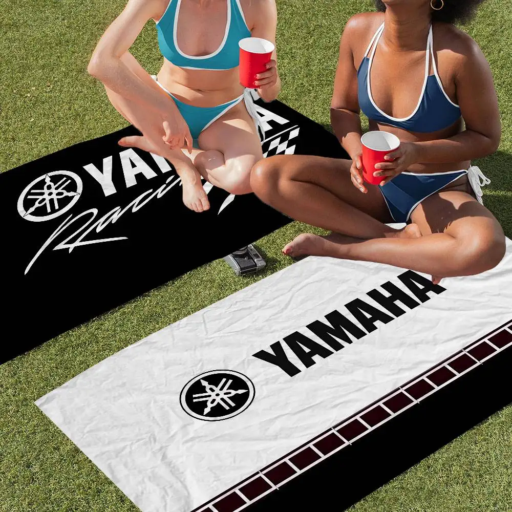 Motorcycle Racing Y-Yamaha Bath Towel Microfiber Soft Water Absorbing Breathable For Girl Kids Decorative Cartoon Beach Towel