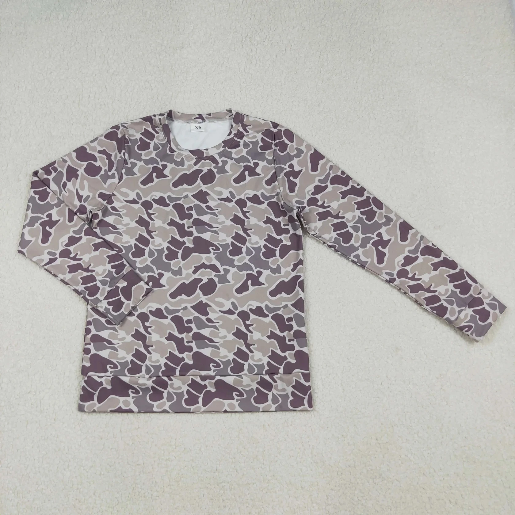 

Wholesale Adult Woman Girl Long Sleeves Camo Shirt Yoga Active Tops Women Clothing