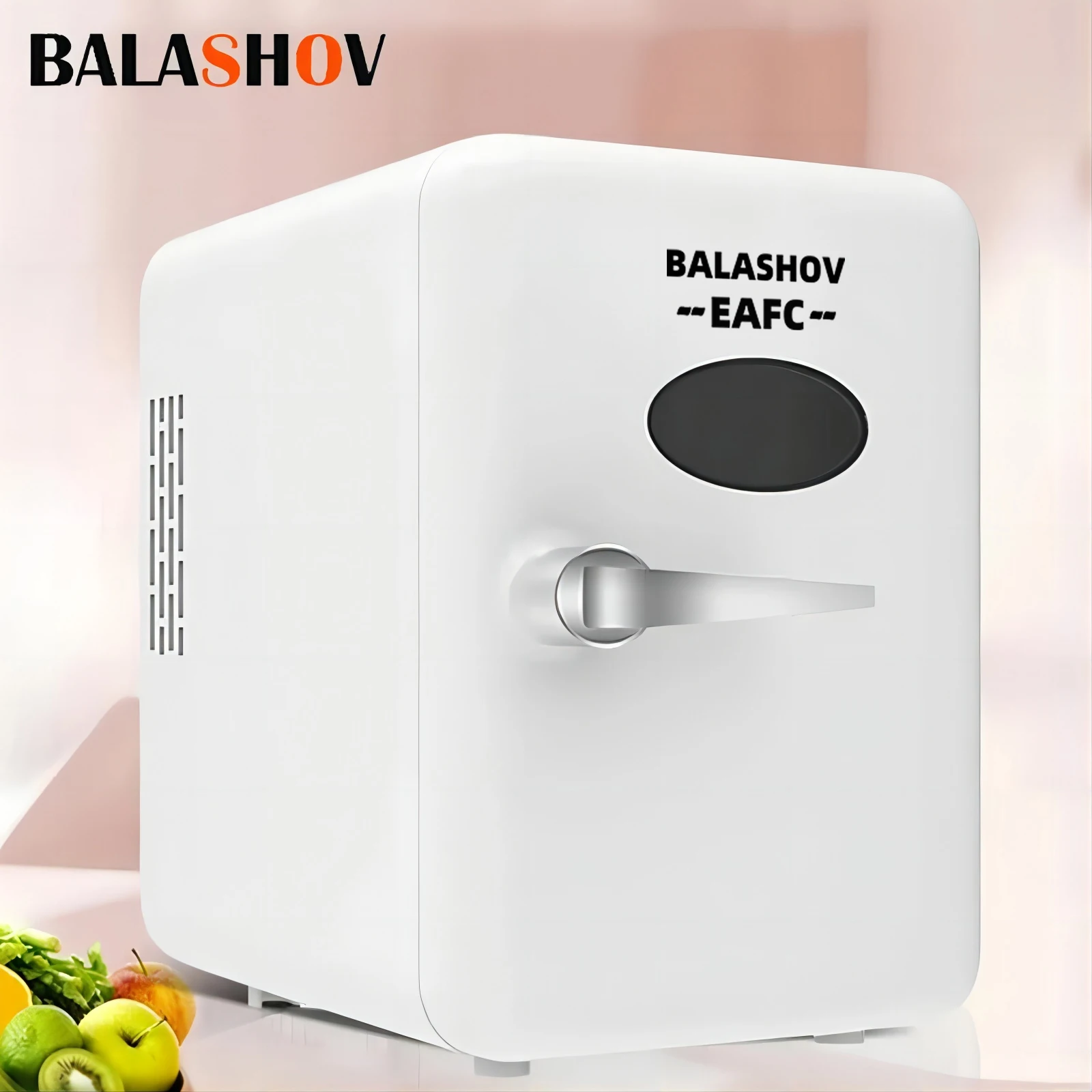 4L Mini Fridge Portable Beauty Refrigerator Skincare Cosmetic Food Drink Cooler Warmer 12V 220V for Car Home Camping Freezer