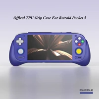 Funda protectora oficial para Retroid Pocket 5, carcasa protectora Original RP5 de TPU, soporte de Control de juego, funda protectora